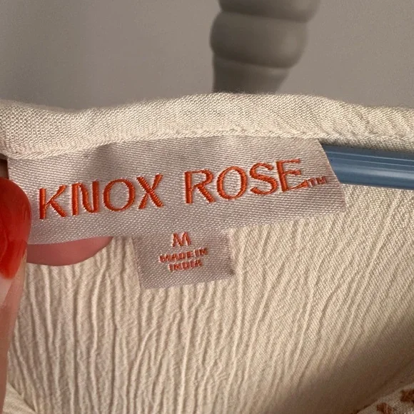 Embroidered Cream Dress - Picture 7 of 7